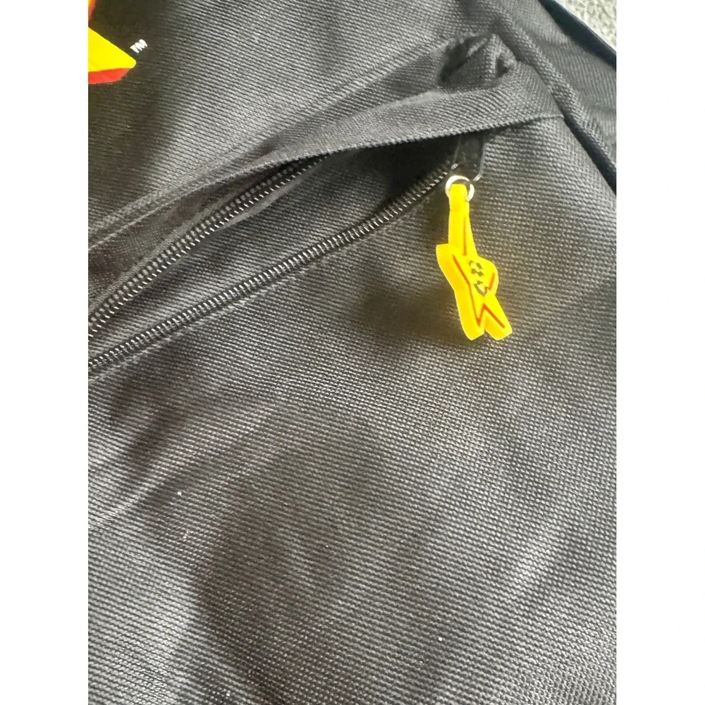 Carls Jr Hardees Happy Star Logo Black Backpack Laptop Sleeve Fast Food Promo